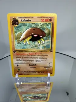 Kabuto 50/62 1st Edition Fossil Pokemon Card Vintage WOTC NM - Image 1