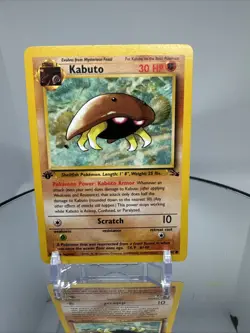Kabuto 50/62 1st Edition Fossil Pokemon Card Vintage WOTC NM - Image 2