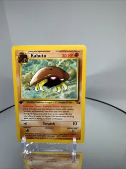 Kabuto 50/62 1st Edition Fossil Pokemon Card Vintage WOTC NM - Image 5