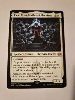 Magic the Gathering Elesh Norn, Mother of Machines Mythic Card MTG - Image 1