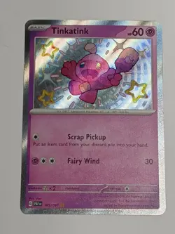 Tinkatink 165/091 SV: Paldean Fates Pokemon Card - Image 2
