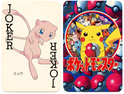 1998 Vintage Mew JOKER Pokemon Televi-kun Magazine Poker Playing Card - Image 1