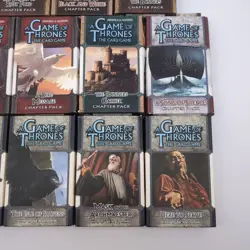 LOT OF 14: A Game of Thrones the Card Game CHAPTER PACKS GREAT SHAPE - Image 3