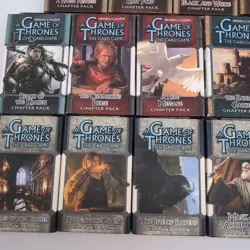 LOT OF 14: A Game of Thrones the Card Game CHAPTER PACKS GREAT SHAPE - Image 4