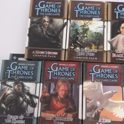 LOT OF 14: A Game of Thrones the Card Game CHAPTER PACKS GREAT SHAPE - Image 5