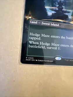 MTG Hedge Maze MKM 0326 R NM Regular Borderless - Image 3