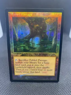 MTG FOIL Fabled Passage Retro Frame - Promo: WPN & Gateway - Image 1
