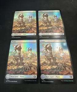 Plains 0274 (X4 Foil) Land MTG Lorwyn Eclipsed - Image 1