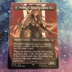 Sephiroth, Fabled SOLDIER Sephiroth, One-Winged Angel (REGULAR) x1 - MTG 382 - Image 1