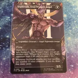 Sephiroth, Fabled SOLDIER Sephiroth, One-Winged Angel (REGULAR) x1 - MTG 382 - Image 2