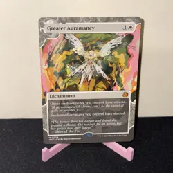 Greater Auramancy Wilds of Eldraine: Enchanting Tales Regular MTG 0004 LP - Image 1