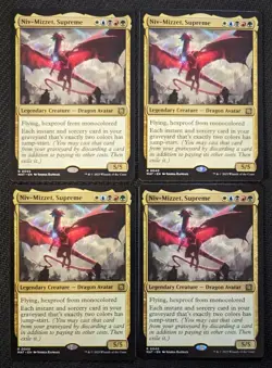 MTG Niv-Mizzet, Supreme x4 RARE Playset MOM: The Aftermath NM/M Pack Fresh - Image 1