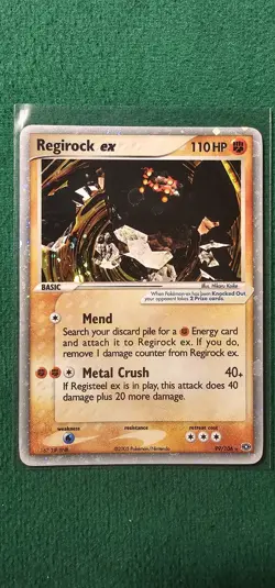 Pokemon TCG Regirock EX Emerald #99 individual card collectible - Image 1