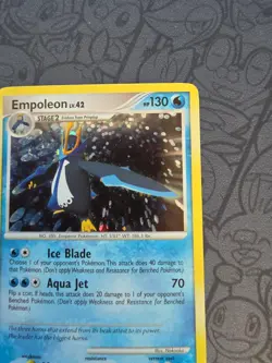 Pokemon: Empoleon #4/130 Holo Rare Diamond & Pearl 2007 Vintage - MP - H42 - Image 4