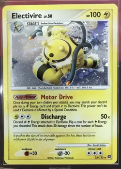 Pokemon TCG Electivire * 25/132 * Secret Wonders * Rare * Holo * 2007 - Image 1
