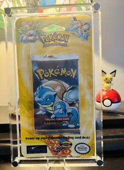 Pokemon Unlimited Base Set 1999 Blister Pack Blastoise Artwork Sealed - Image 2