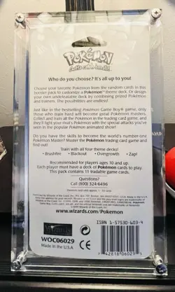 Pokemon Unlimited Base Set 1999 Blister Pack Blastoise Artwork Sealed - Image 3