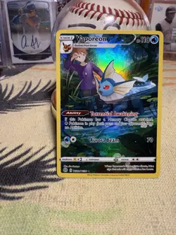 Vaporeon TG02/TG30 Swsh09: Brilliant Stars Trainer Gallery Holo Pokemon TCG - Image 2