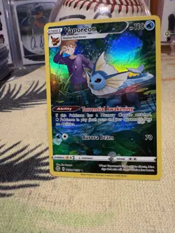 Vaporeon TG02/TG30 Swsh09: Brilliant Stars Trainer Gallery Holo Pokemon TCG - Image 3