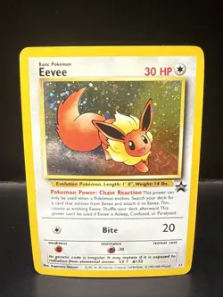 Pokemon - Eevee 11/53 - Wotc - Black Star Promo Holo AB - Image 1