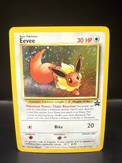 Pokemon - Eevee 11/53 - Wotc - Black Star Promo Holo AB - Image 2
