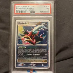 Pokemon TCG Darkrai LV.X DP19 Ultra Rare Holo Black Star Promo Graded PSA 7 - Image 1