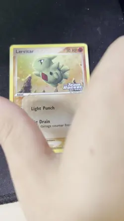 Pokemon TCG Larvitar 63/109 Team Rocket Returns Stamped Reverse Holo - Image 2