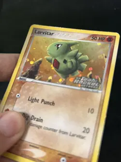 Pokemon TCG Larvitar 63/109 Team Rocket Returns Stamped Reverse Holo - Image 4