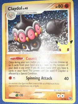 Claydol 15/106 Celebrations 25th Anniversary Rare Holo Rare Pokemon TCG COSMIC - Image 1