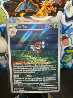 Ledian 144/142 - Stellar Crown - SCR EN - Pokemon TCG - NM - Image 1
