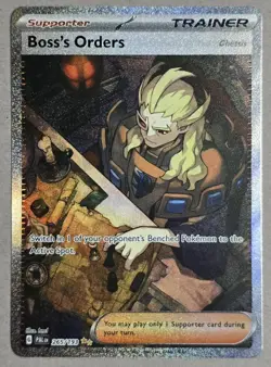 Boss's Orders 265/193 Paldea Evolved Special Illustration Rare Pokemon TCG NM - Image 1