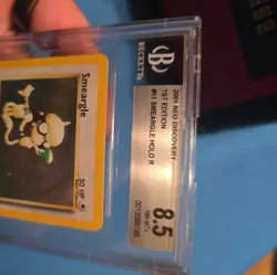 BECKETT 8.5 SMEARGLE POKEMON NEO DISCOVERY HOLO #11 1ST EDITION - Image 3
