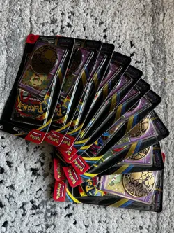 Pokemon TCG Scarlet Violet Phantasmal Flames Checkstand Blister Pack Lot Of 10 - Image 1