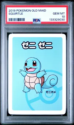 2019 POKEMON OLD MAID SQUIRTLE PSA 10 - Image 1