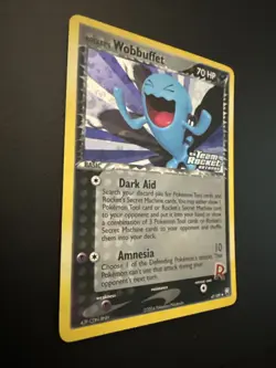 Rocket's Wobbuffet (47/109) - Team Rocket Returns, SWIRL, Rare Stamped Holo 2004 - Image 2