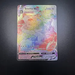Pokemon TCG Snorlax VMAX Holo Ultra Rare 206/202 Sword & Shield - Image 1