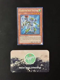 Gladiator Beast Secutor - Yugioh LCGX-EN240 Unlimited Secret Rare NM - Image 1