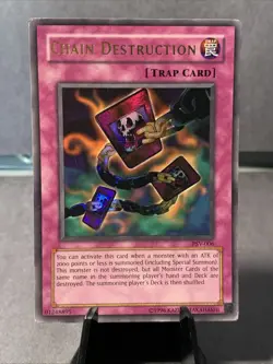 Yugioh TCG Chain Destruction #PSV-006 Ultra Rare Holo Original Print LP - Image 1