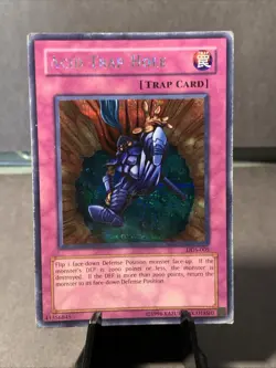 Yugioh TCG Acid Trap Hole #DDS-005 Parallel Rare VTG MP - Image 1