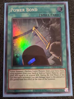 YuGiOh Power Bond Super Rare OP17-EN004 NM - Image 1
