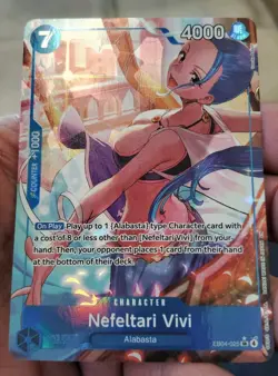 One piece TCG EB04-025 Nefeltari Vivi Alternate Art - OP14 The Azure Sea’s Seven - Image 1