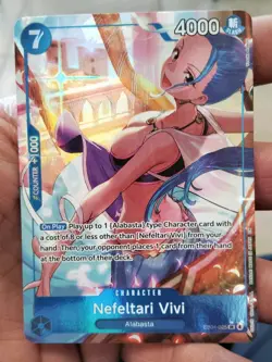 One piece TCG EB04-025 Nefeltari Vivi Alternate Art - OP14 The Azure Sea’s Seven - Image 2