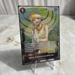 Miss.Valentine Mikita Dash Pack Promo OP14-087 One Piece TCG English - Image 2