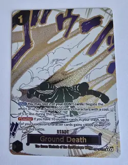 One Piece Ground Death POP14-096 R The Arure Sea's Seven Alternate Art F/P - Image 1