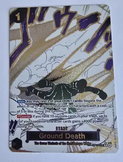 One Piece Ground Death POP14-096 R The Arure Sea's Seven Alternate Art F/P - Image 2