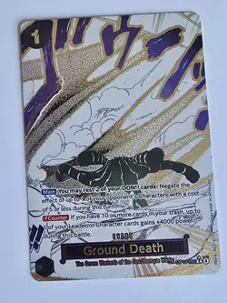 One Piece Ground Death POP14-096 R The Arure Sea's Seven Alternate Art F/P - Image 3
