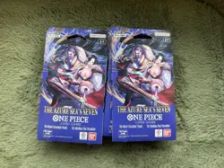 One Piece TCG The Azure Sea's Seven (10) Sleeved Booster Packs IN HAND FAST SHIP - Image 1