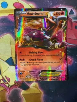 Houndoom EX 21/162 Ultra Rare XY - BREAKthrough Pokemon Card LP - Image 1