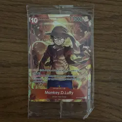 Sealed Monkey.D.Luffy ST10-006 SR Treasure Booster Set Promo One Piece Card Game - Image 1