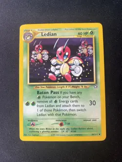 Ledian 39/111 Neo Genesis - Uncommon Pokemon Card - NM - Image 1